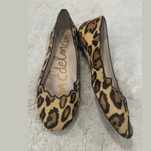 Sam Edelman Alaine Animal Print Wide Flats